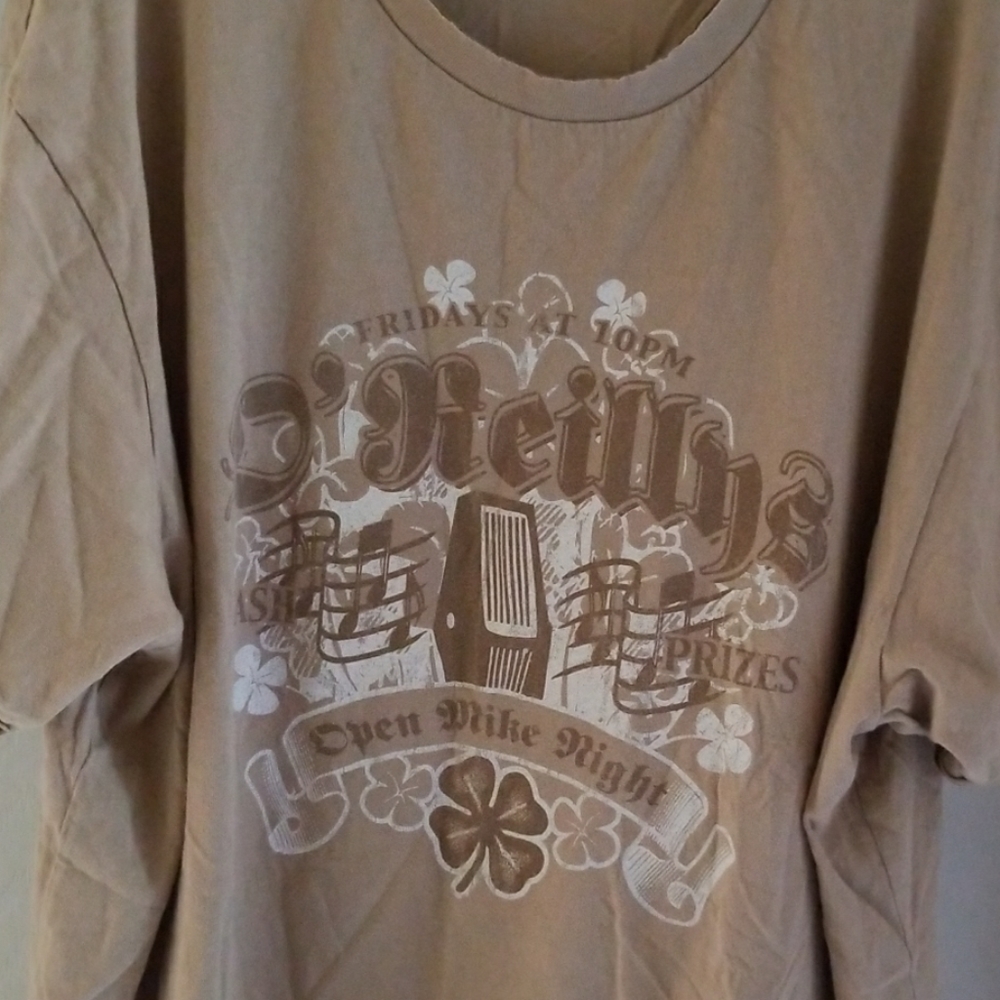 Cremieux mens tan tshirt sz 2xl